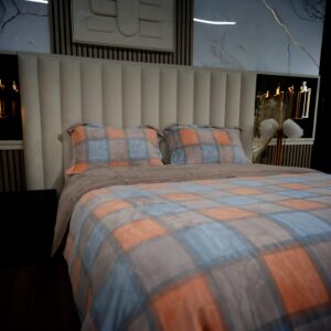 Housse Motif Carré Doux