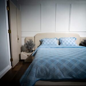 Housse Motif Azur Délicat