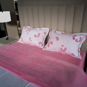 Housse Motif Éclat Rose