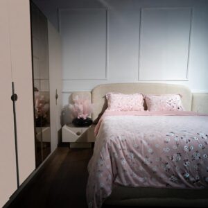 Housse Motif Harmonie Florale Rose